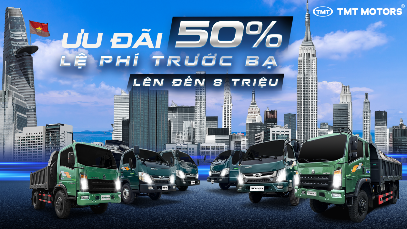 Xe tải ben TMT Cửu Long