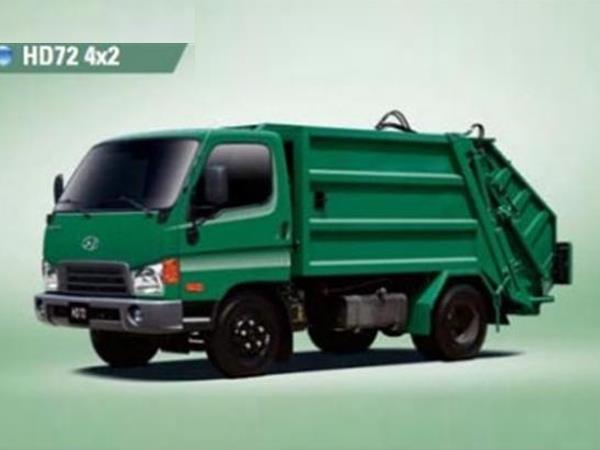 Xe ép rác 5 khối Hyundai HD72