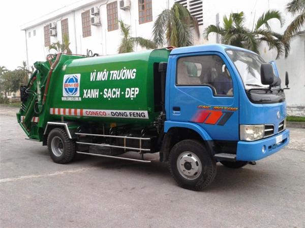 Xe ép rác 5 khối dongfeng