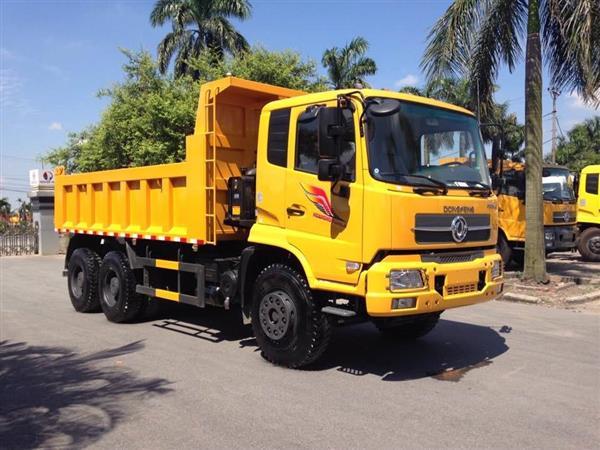 XE TẢI BEN 3 CHÂN DONGFENG HOÀNG HUY 2017