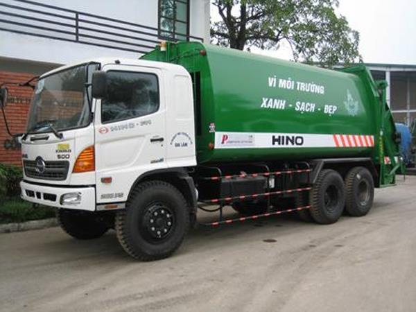 Xe ép rác 22 khối Hino