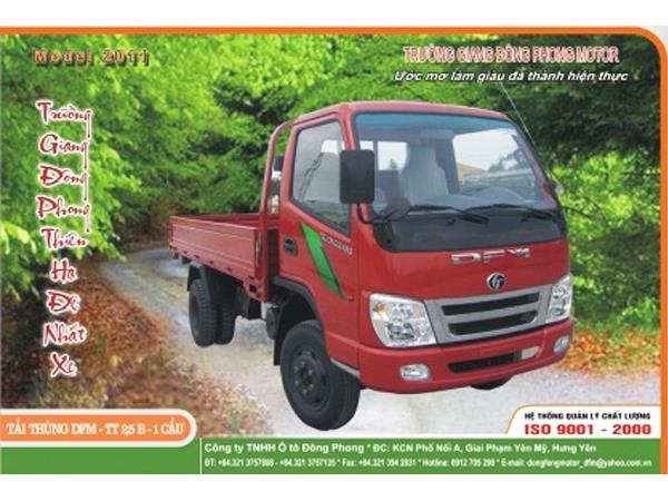 Xe tải thùng Trường Giang DFM - TT 2.5B 2011