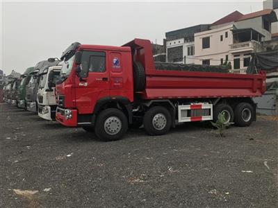 Xe Ben Howo Thùng Đúc Cao 1m Tải Trọng 17 tấn