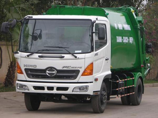 Xe ép rác 17 khối Hino