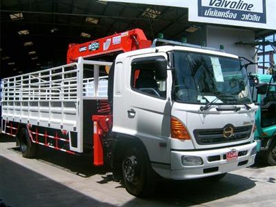 Xe tải Hino FG8 JPSL gắn cẩu tự hành Unic 5 tấn