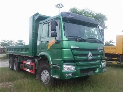 Xe tải ben Howo 3 chân thùng 6m