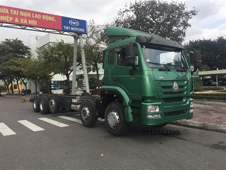 Xe tải thùng Howo 4 chân 336hp