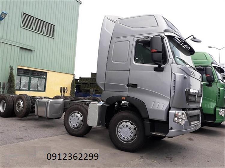 Xe tải thùng Howo 5 chân 336hp A7