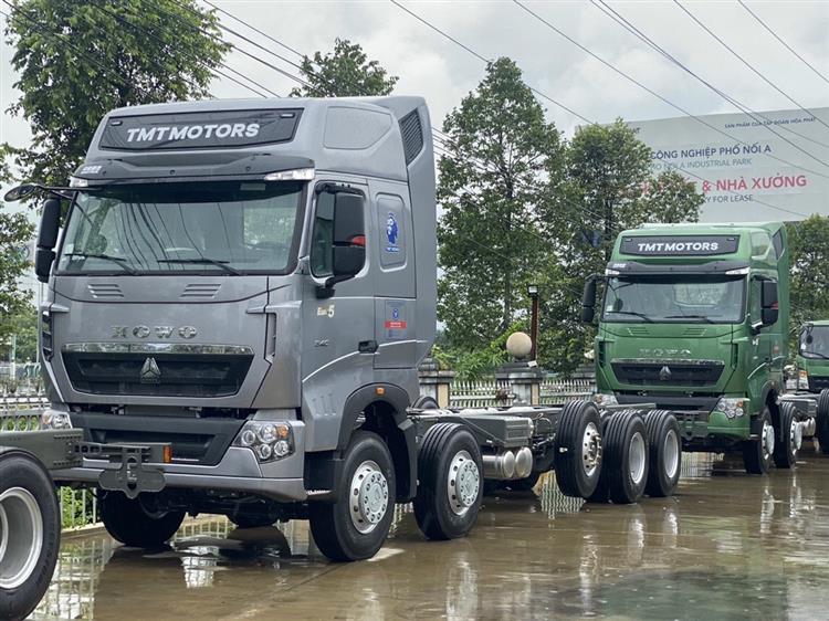 Xe Tải Thùng 5 Chân Howo A7 340 Hp