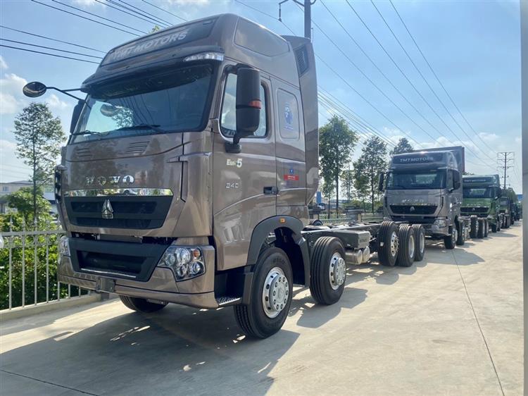 Xe Tải Thùng 5 Chân Howo A7 340 Hp