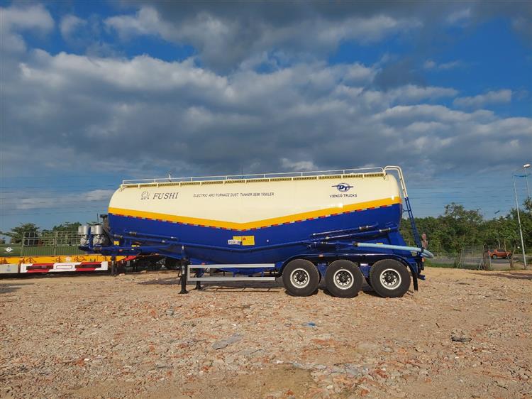 Sơ Mi Rơ Mooc Chở Xi Măng Fushi 46 Khối 8