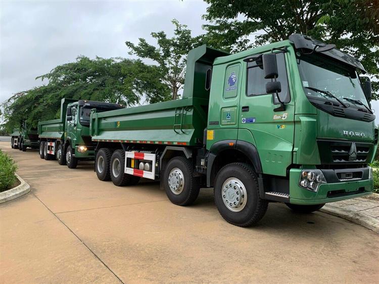 Xe Ben Howo Thùng Đúc Cao 1m Tải Trọng 17 tấn