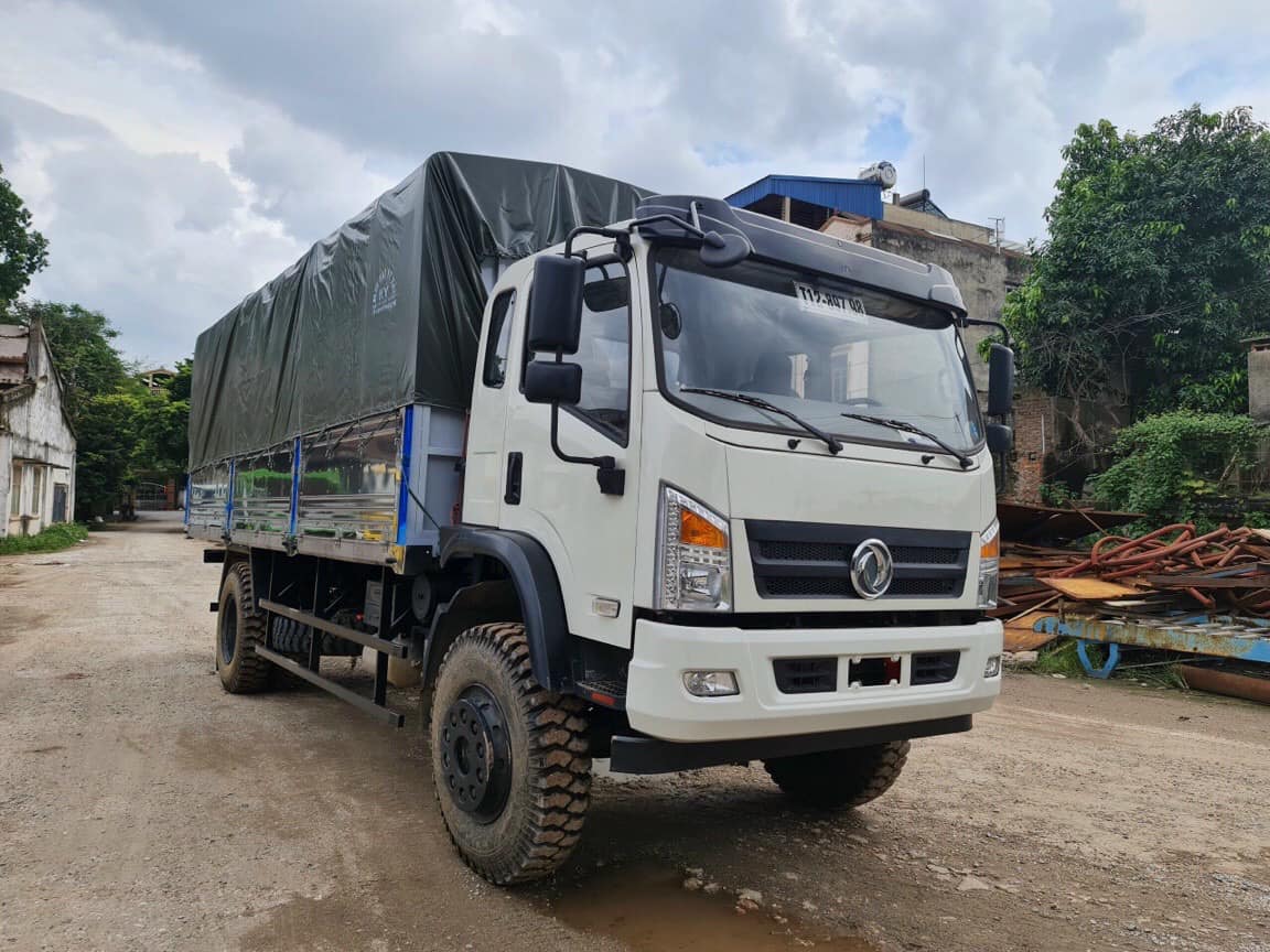 Xe Tải Thùng 2 Cầu Dongfeng 6m3 Tải 7 Tấn