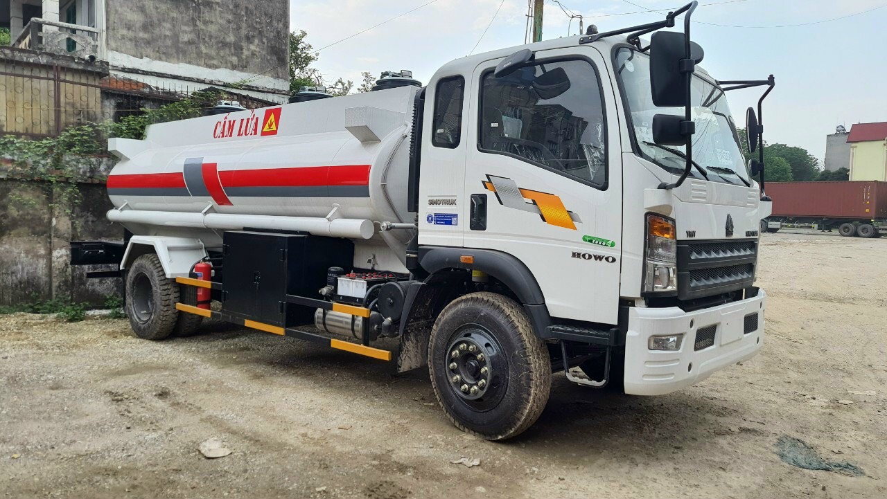 Xe Chở Xăng Dầu Howo téc 10 Khối