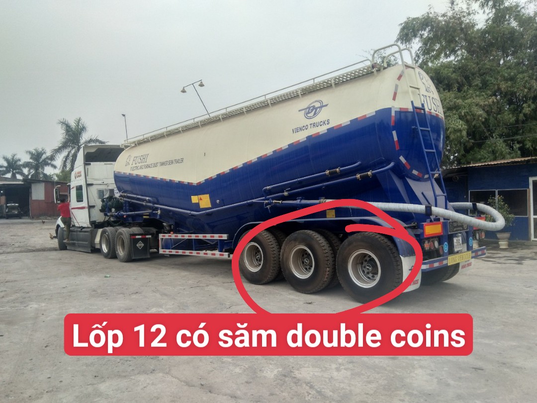 Sơ Mi Rơ Mooc Chở Xi Măng Fushi 46 Khối 8